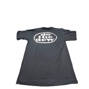 Vintage Mountain Dew Shirt Men XL Black Do The Dew Promo Tee Made USA NOS Pepsi
